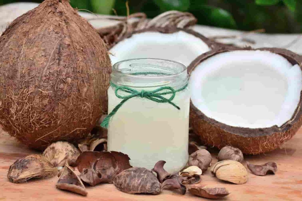 How to get rid of forehead wrinkles -Coconut oil